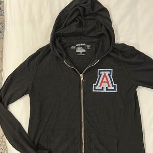 Retro brand university of Arizona zip up sweatshirt